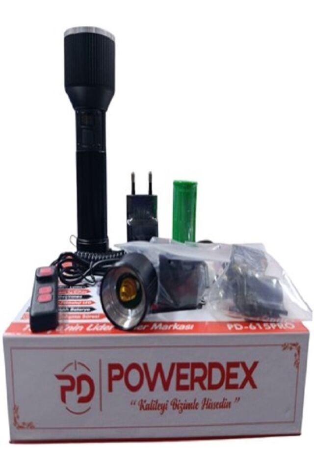 Powerdex PD-615-PRO Profesyonel El Feneri 30 W 2400 Lümen